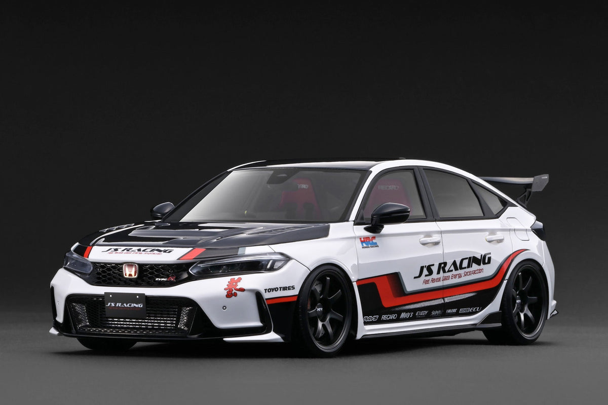 [Preorder] Ignition Model 1:18 Honda Civic Type-R J'S Racing (FL5) White *Demo Car IG3933