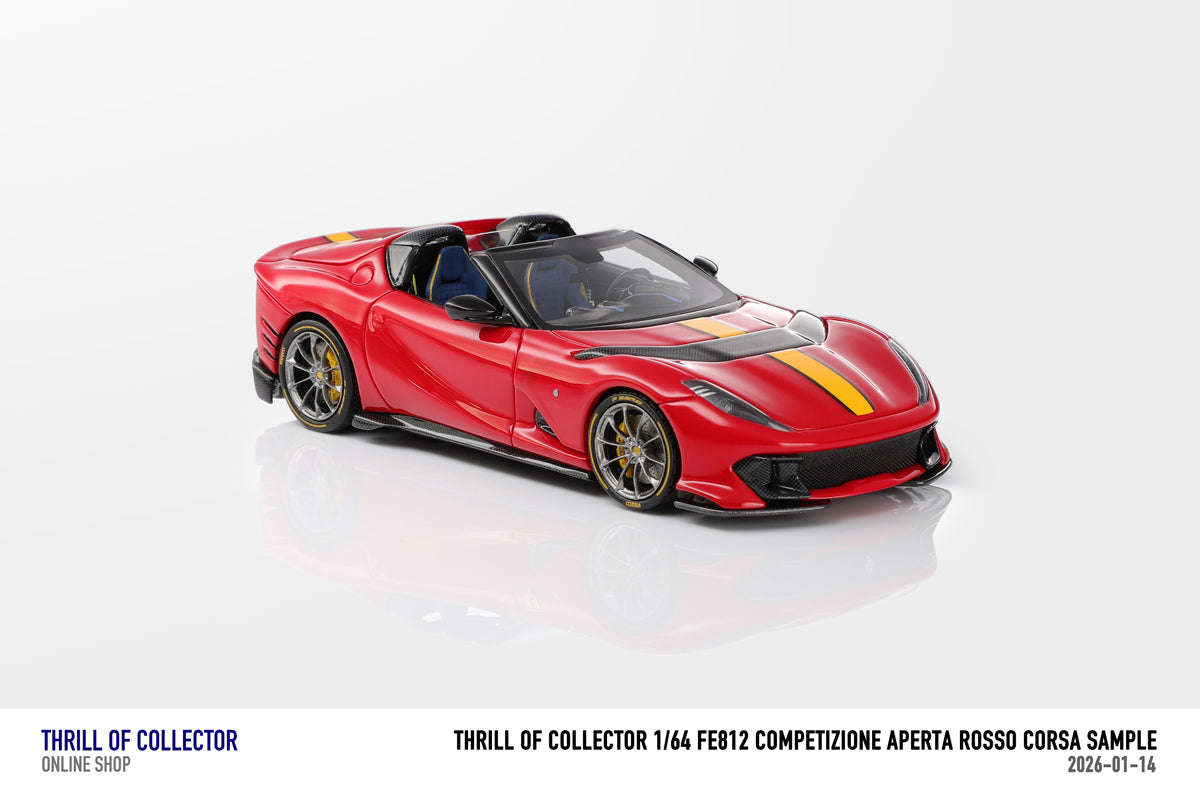 TOC 1:64 Ferrari 812C Aperta (10 Colours)
