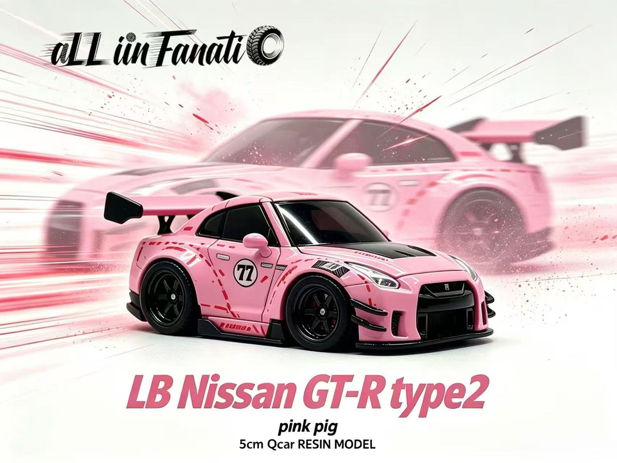 [Preorder] All iin Fanatic 1:64 LB Wide Body GTR35 (4 Colours)