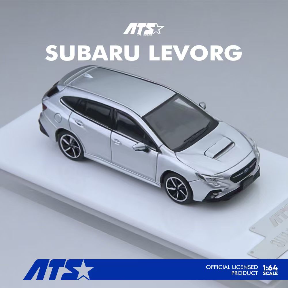 [Preorder] ATS Model 1:64 Subaru LEVORG - Silver Gray ATS880303