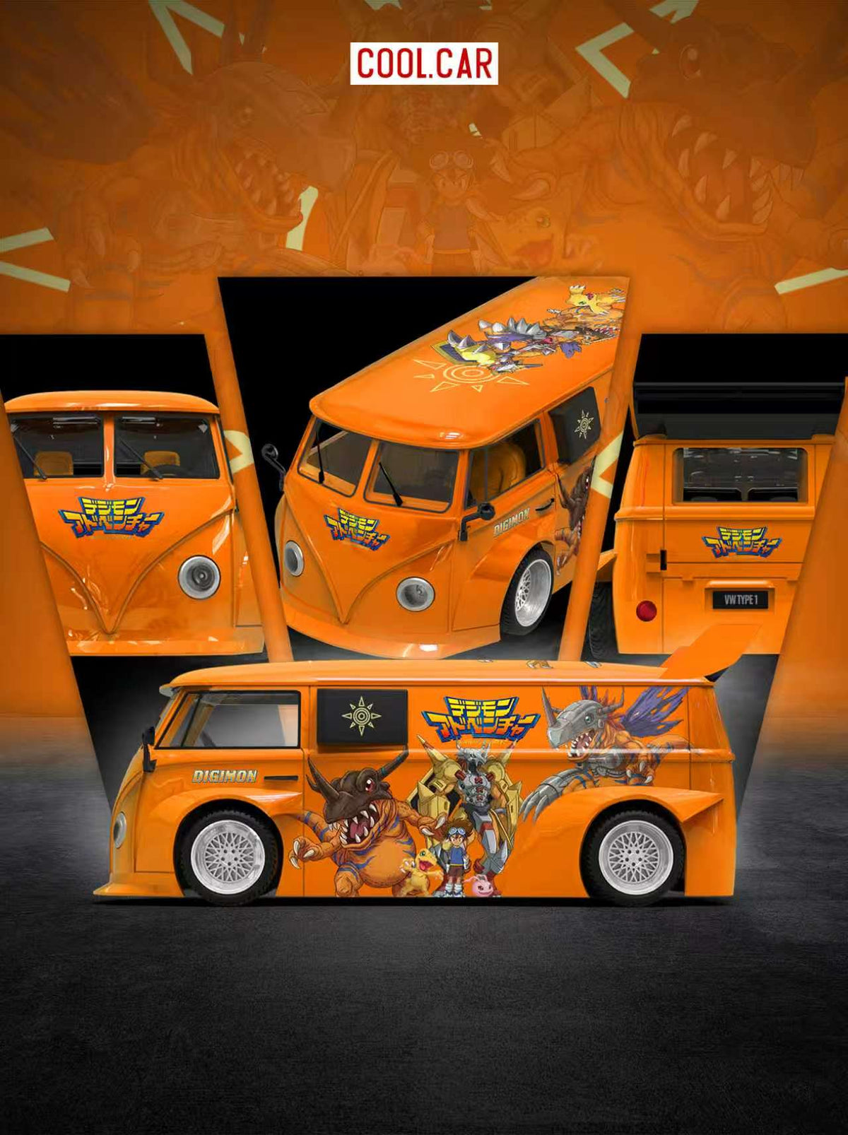 [Preorder] Cool Car 1:64 Volkswagen TI PICKUP Digimon CC642956