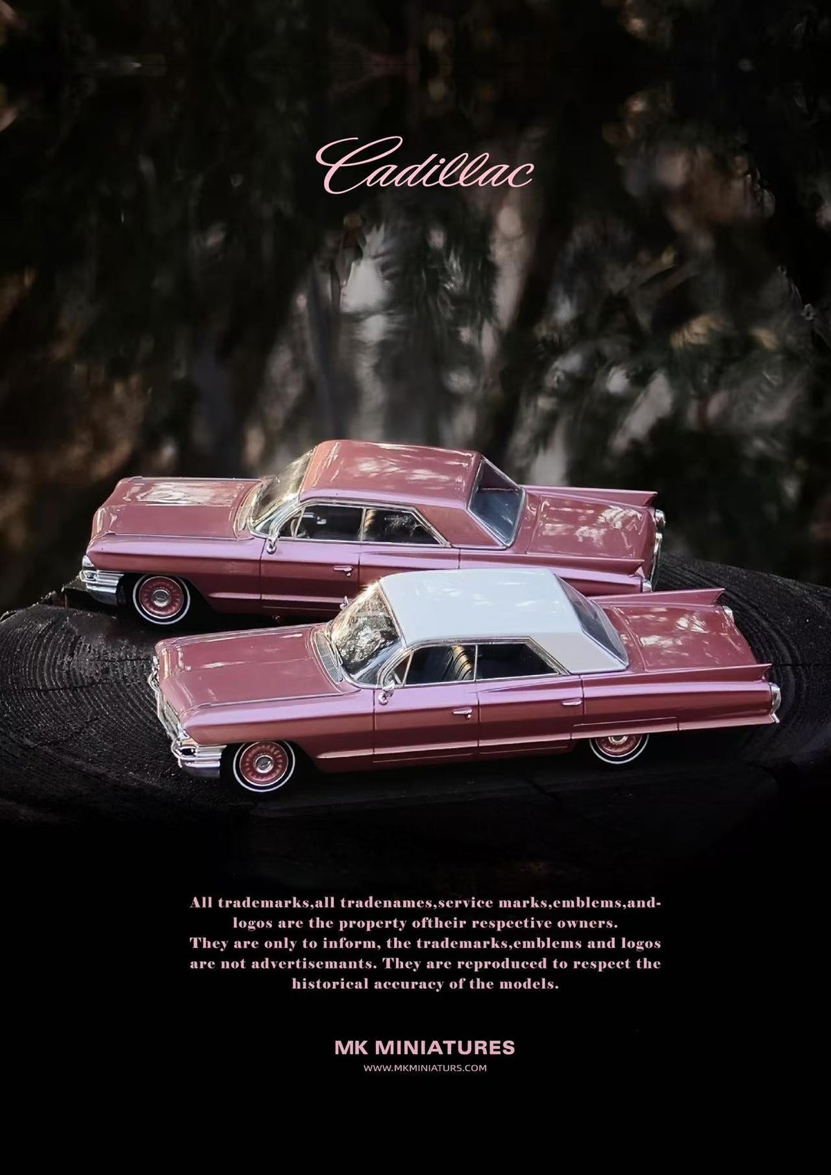 MK Miniatures 1:64 Cadillac DeVille (2 Versions)