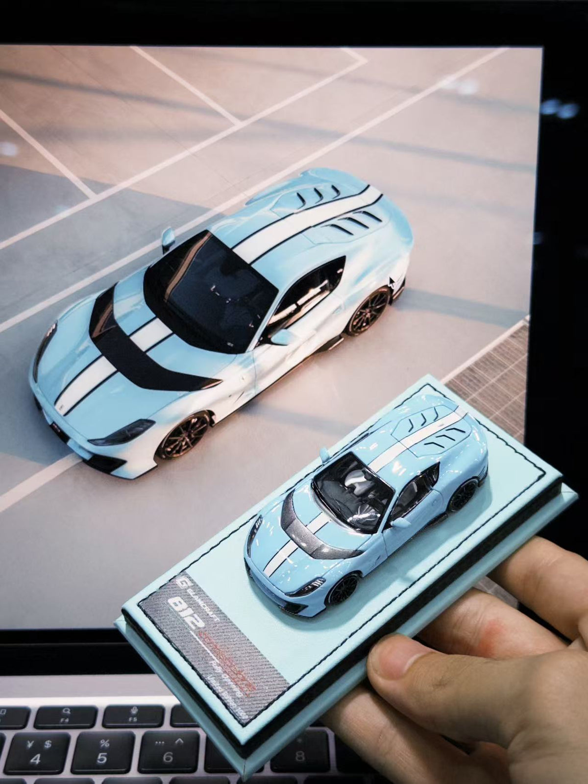 GlamCraft 1:64 Ferrari 812C Blue