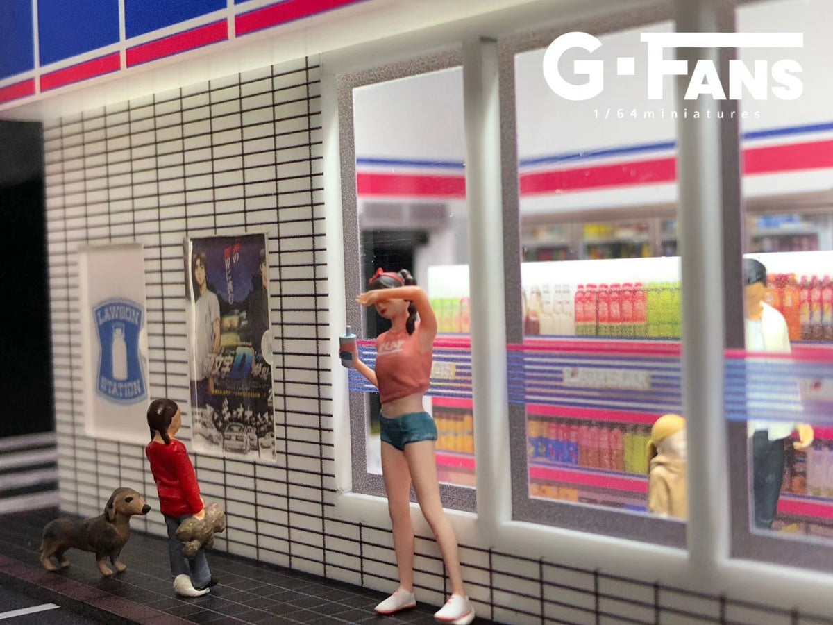 G.Fans 1:64 LAWSON Building Diorama Model 710024