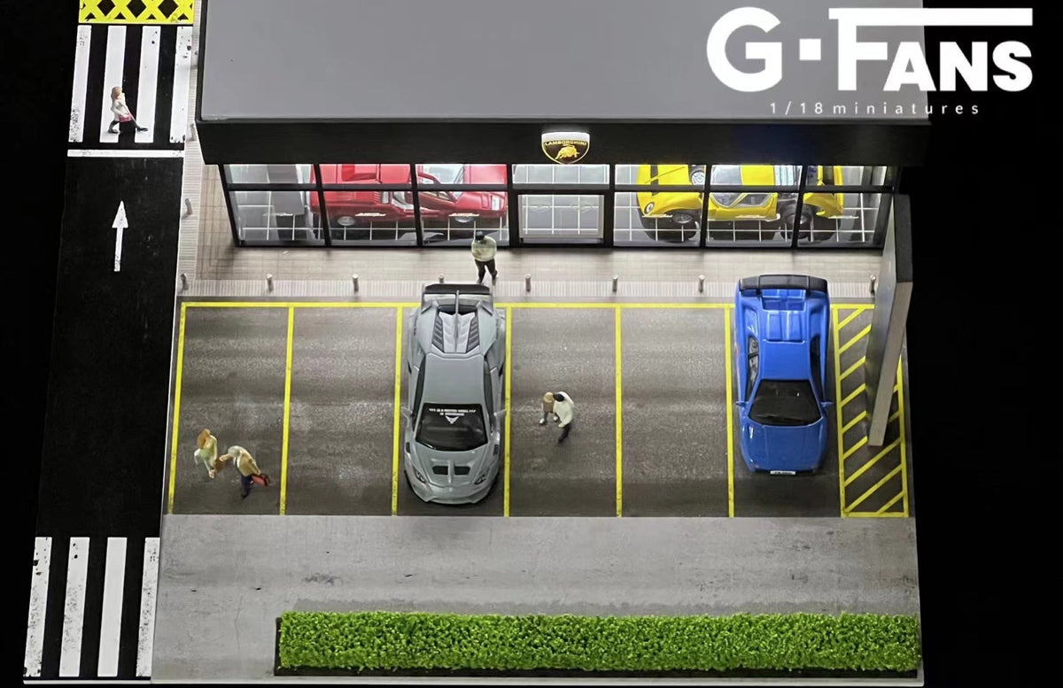 G.Fans 1:64 Diorama Lamborghini Display Center 710034
