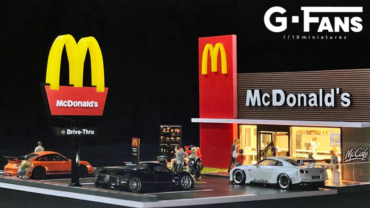 [Preorder] G.Fans 1:64 Diorama McDonald's Building 710033