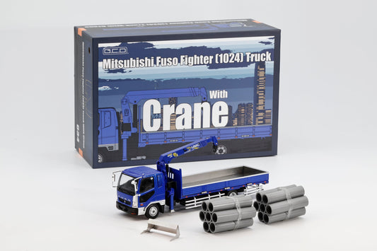GCD 1:64 Mitsubishi Fuso Fighter (1024) Truck With Crane KS-082-634
