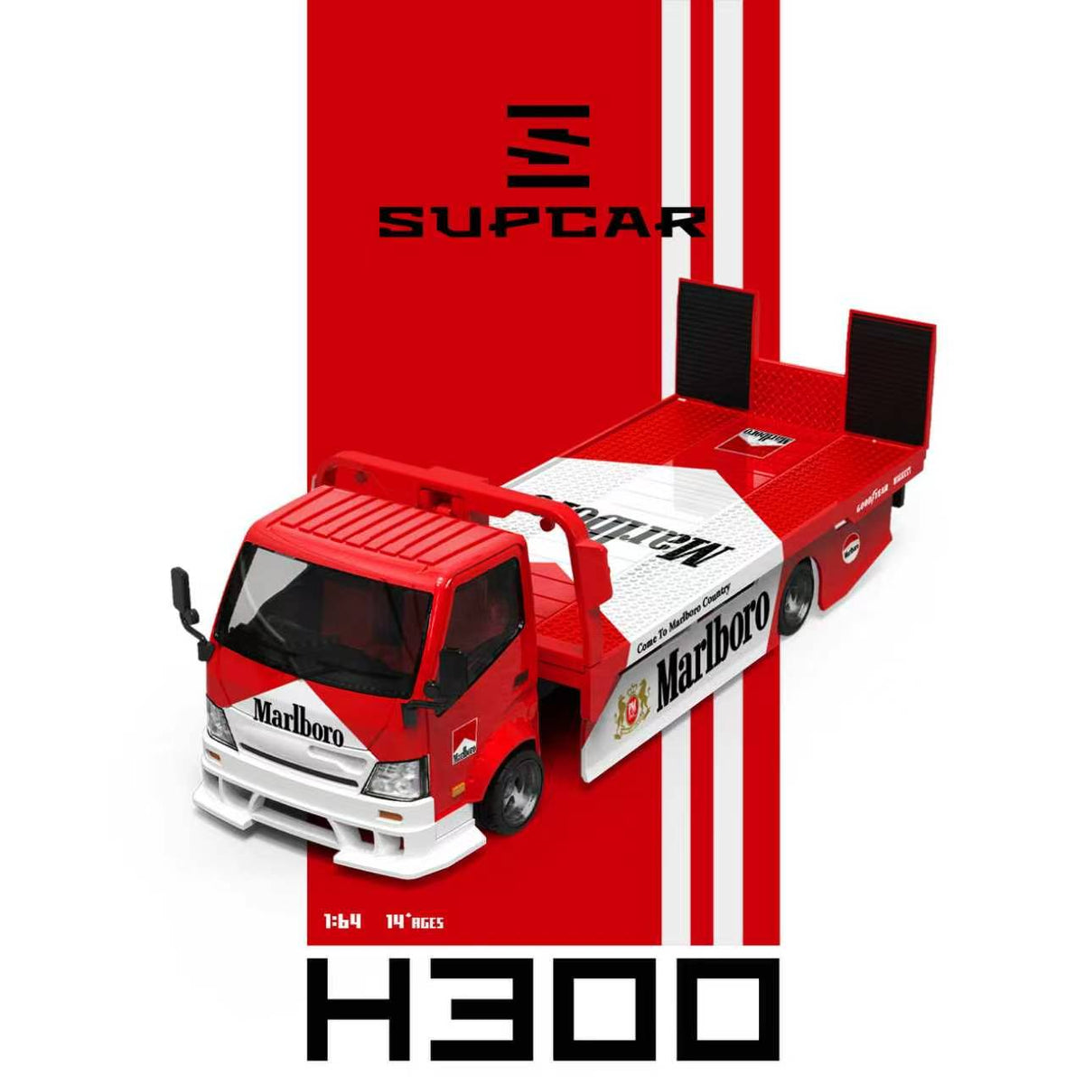 [Preorder] SUPCAR 1:64 H300 Marlboro Livery SC647249