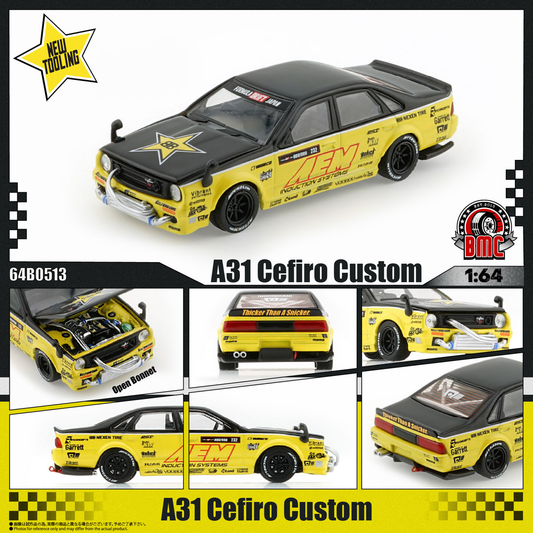[Preorder] BM Creations 1:64 Nissan A31 Cefiro Custom -  AEM RR 64B0513