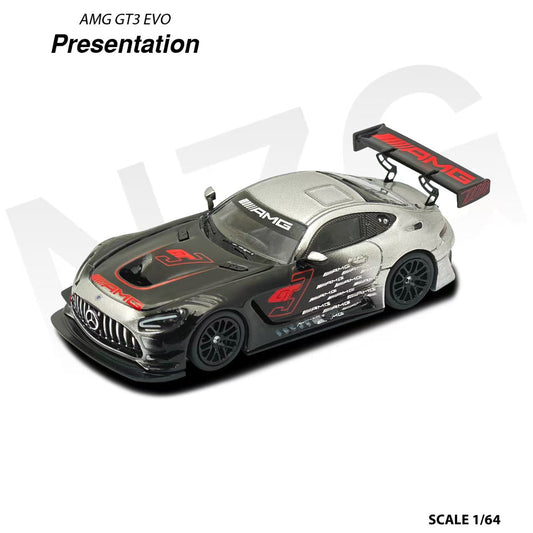 KILO works 1:64 Mercedes AMG GT3 EVO II Presentation black 114600005