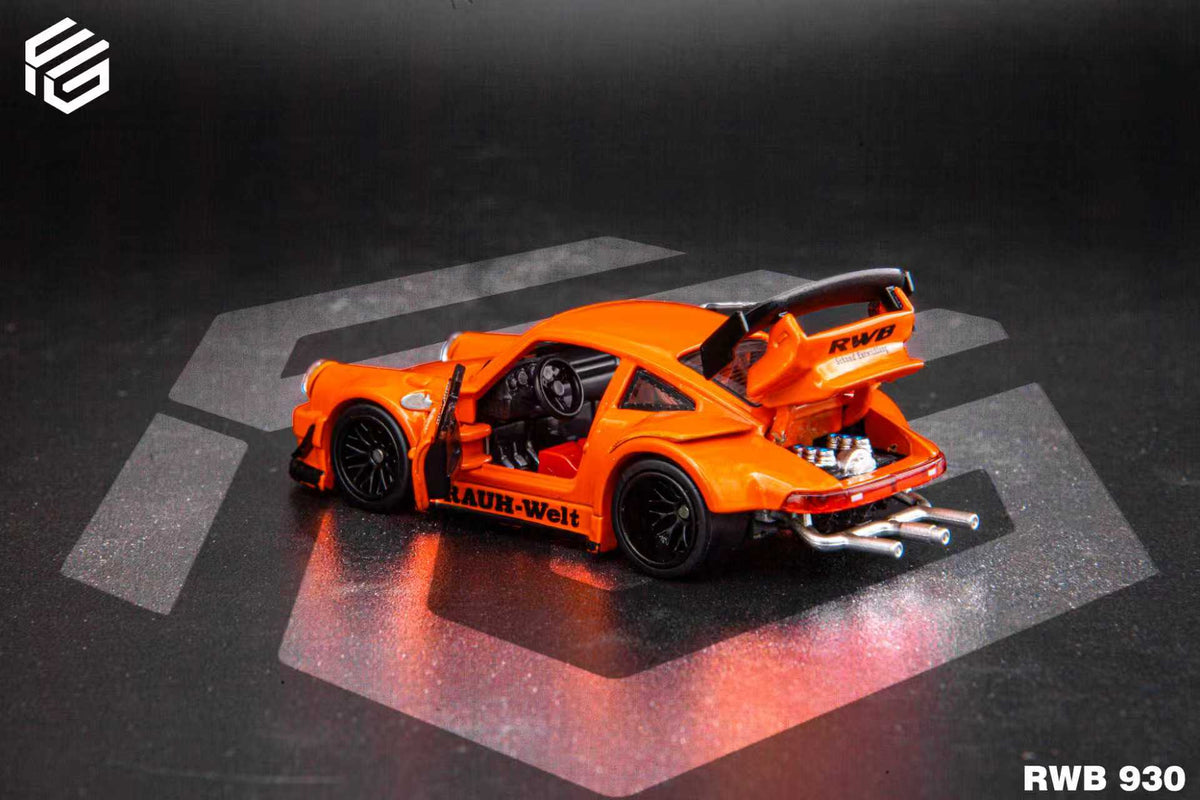 TPC 1:64 Porsche RWB930 Metallic Orange