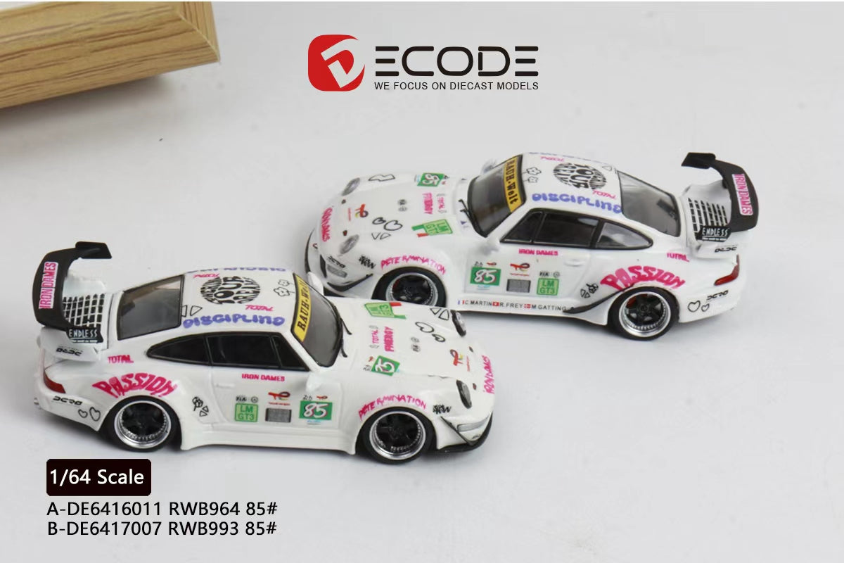 Decode 1:64 Porsche #85 Iron Dames Livery (2 Versions)