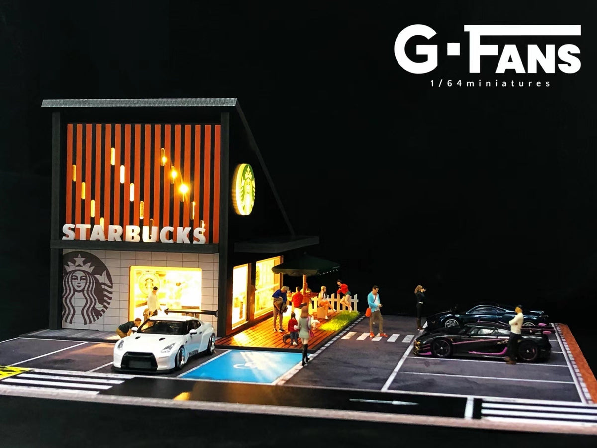 G.Fans 1:64 Starbucks Building Diorama Model 710025