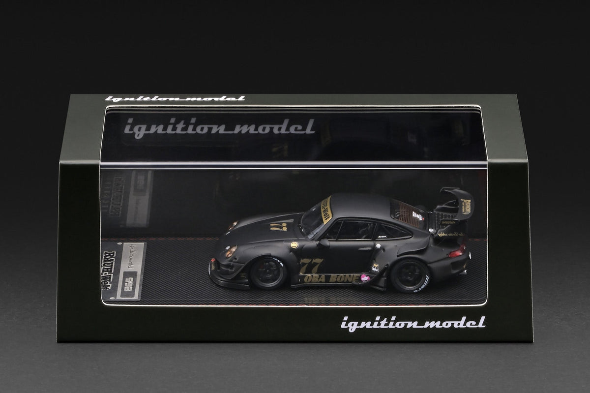 [Preorder] Ignition Model 1:64 Porsche RWB 993 Matte Black IG4212