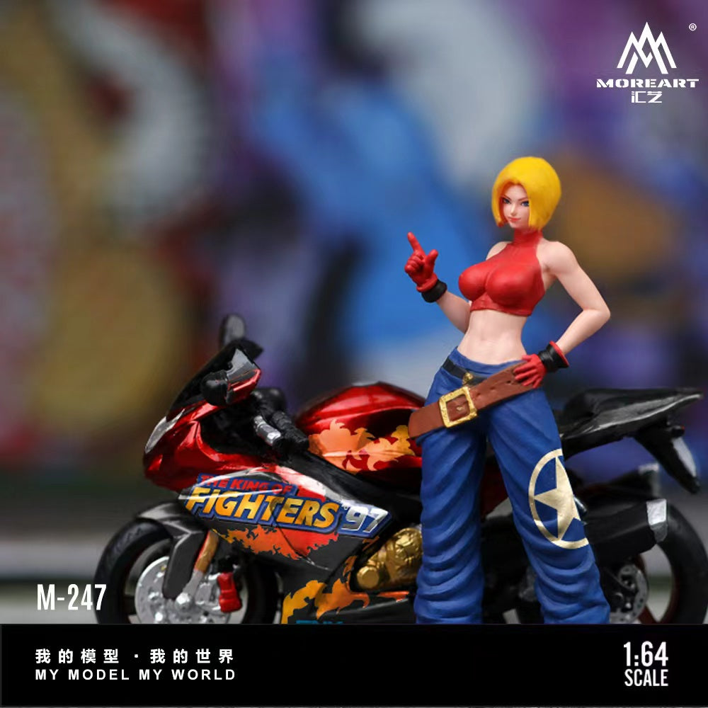 [Preorder] MoreArt 1:64 King of Fighters Motorcycle Doll Set MO222247