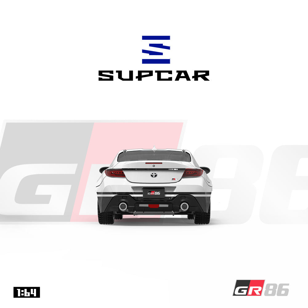 [Preorder] SUPCAR 1:64 Toyota GR86 Fujiwara Tofu Shop Livery SC648602