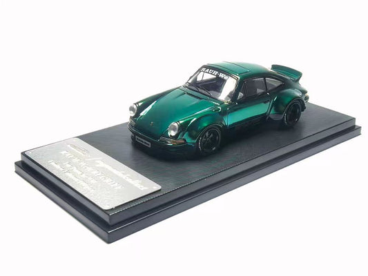 [Preorder] Model Collect 1:64 Porsche RWB 930 Ducktail Wing Metallic Green MC640002G