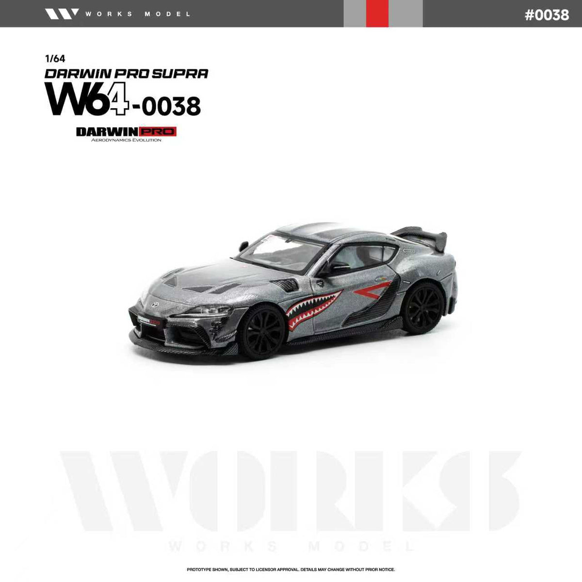 [Preorder] Works Model 1:64 Toyota GR Supra A90 MK5 DarwinPRO W640038