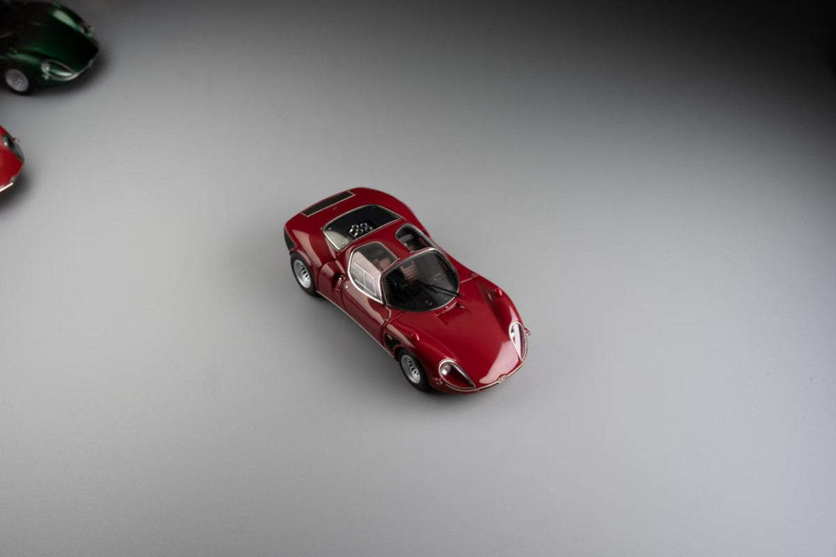 [Preorder] Car's Lounge x Motor Gallery 1:64 1967 Alfa Romeo 33 Stradale (5 Colours)