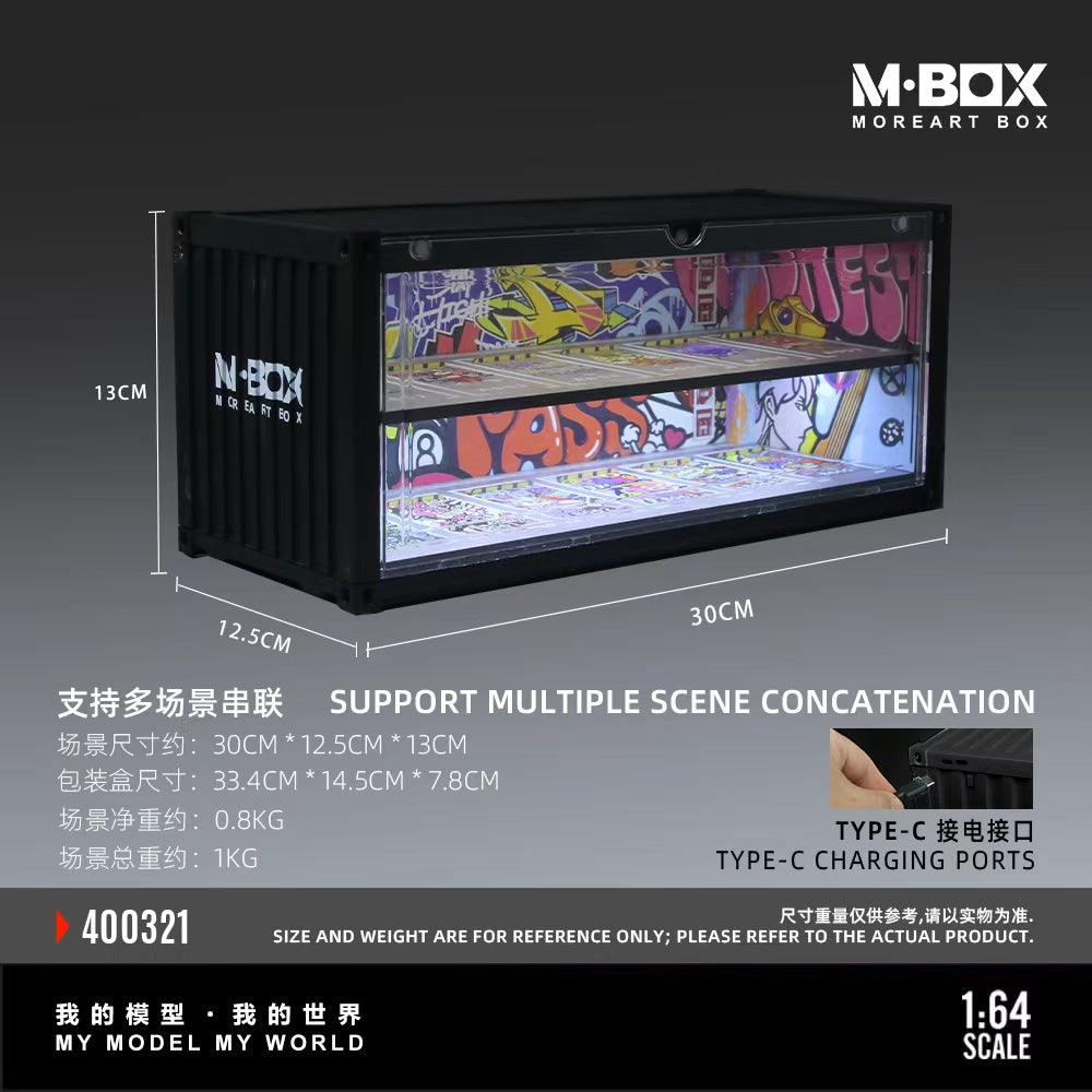 [Preorder] MBOX 1:64 CONTAINER MODEL STORAGE SCENE (2 Versions) MB400321/MB400322