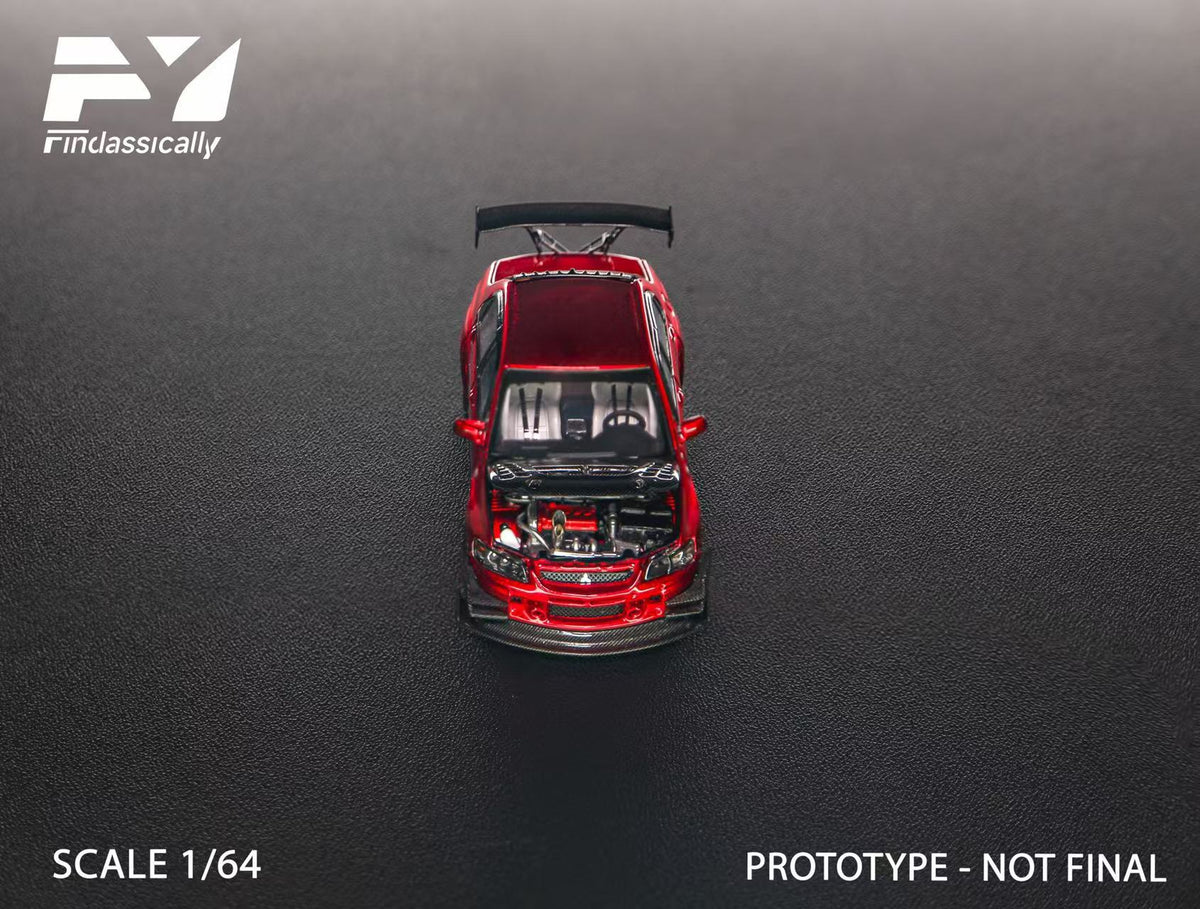 [Preorder] Findclassically 1:64 Mitsubishi 9th Generation Modified - Red (6 Versions)