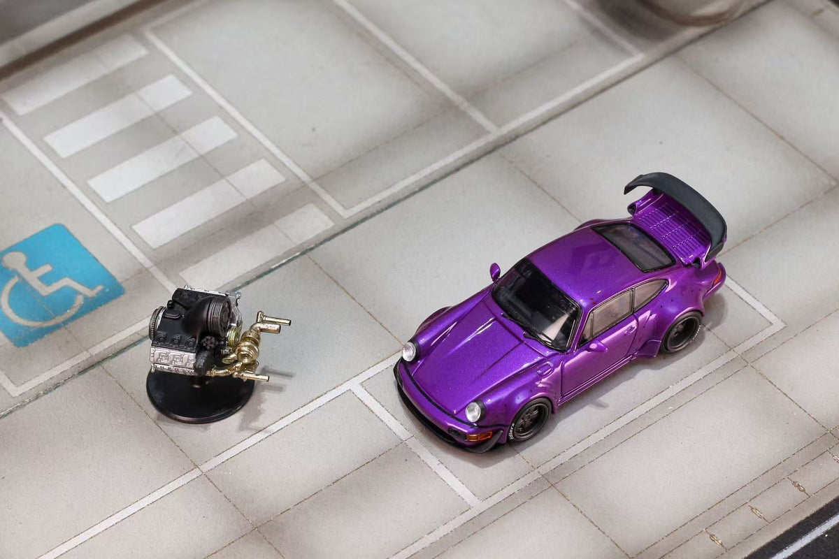 [Preorder] Street Weapon 1:64 RWB 964 Metallic Violet