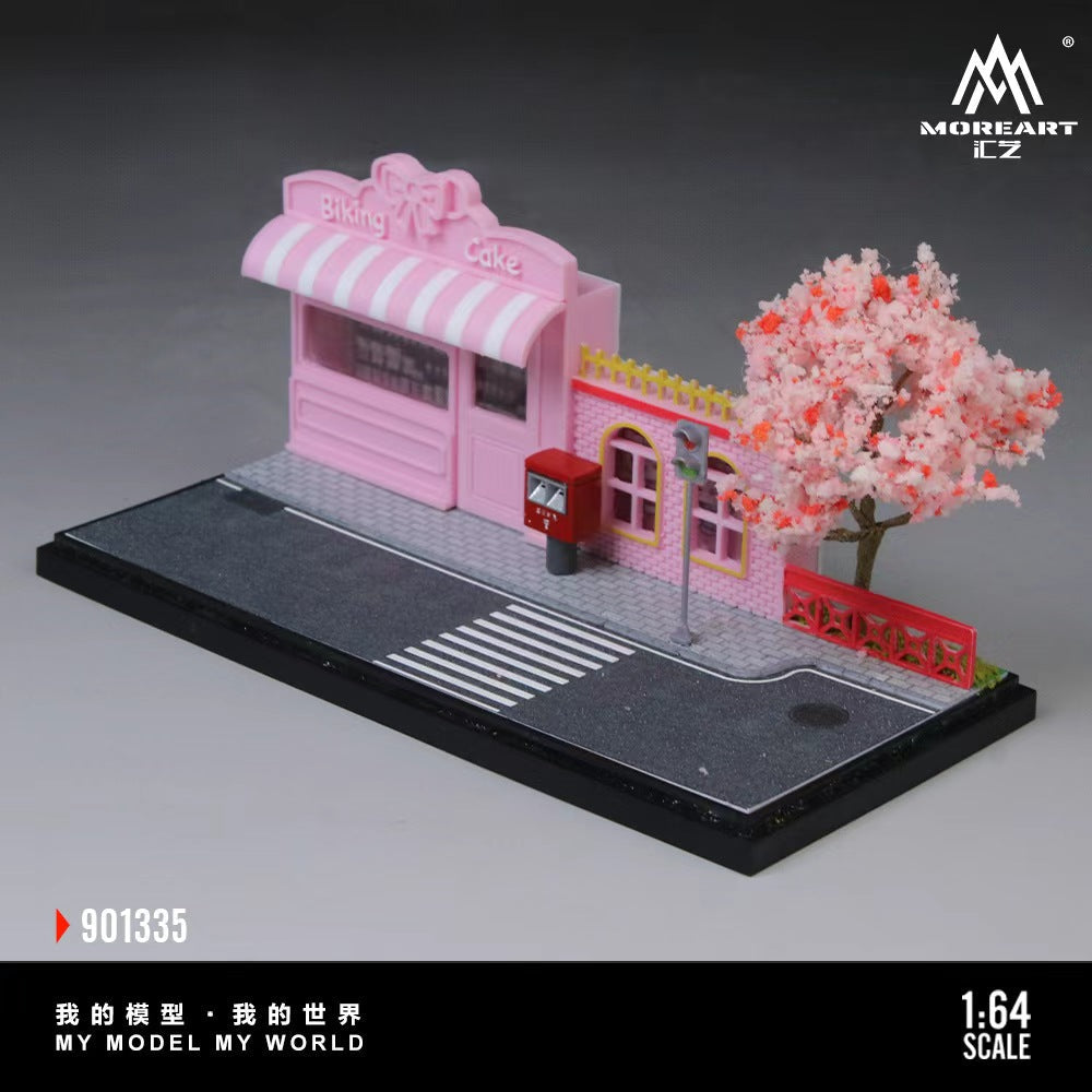 MoreArt 1:64 PINK DOLL STORE SCENE Diorama MO901335