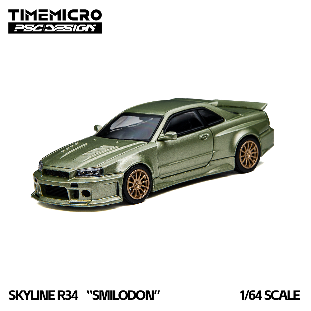 [Preorder] TimeMicro × PSC DESIGN 1:64 Nissan Skyline R34 Smilodon TM648405/TM648406