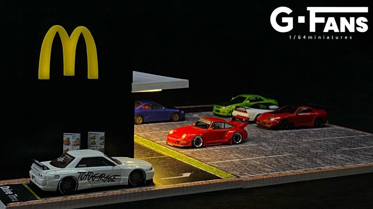 [Preorder] G.Fans 1:64 Diorama McDonald's Fast Food Building 710013