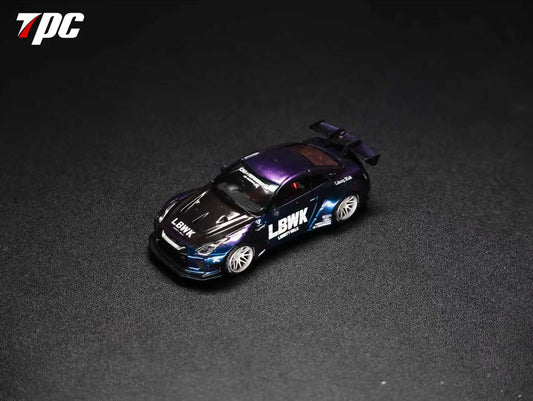 TPC 1:64 LBWK GTR35 Custom Edition Midnight Blue Chameleon