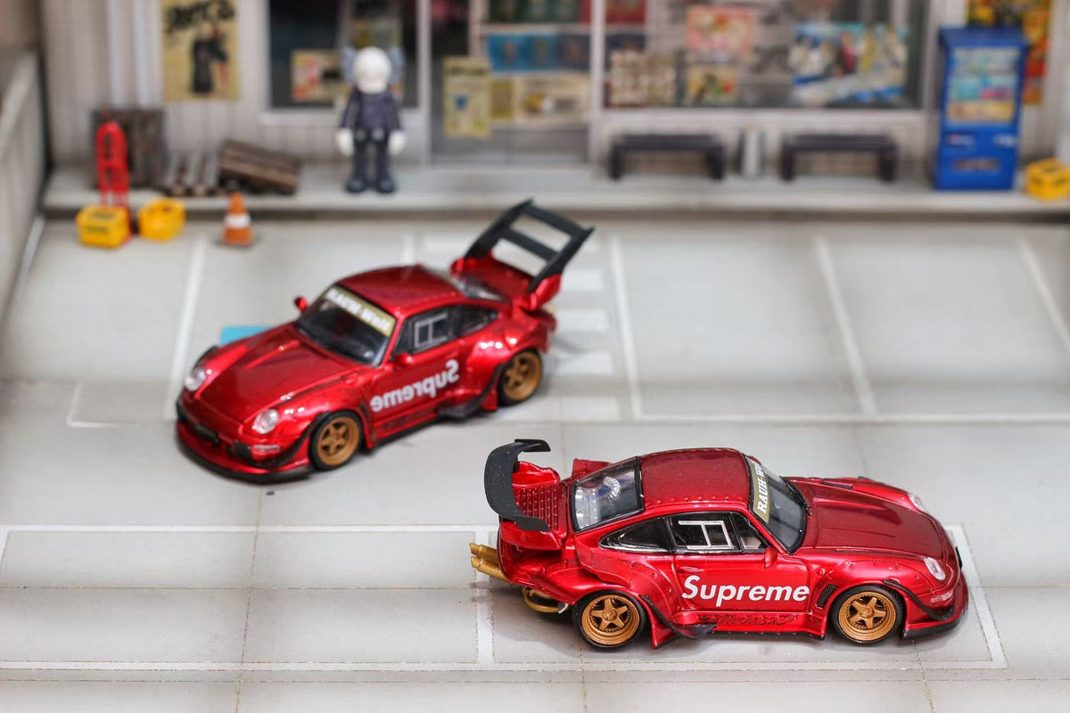 [Preorder] Street Weapon 1:64 RWB 993 Supreme Metallic Red (2 Versions)