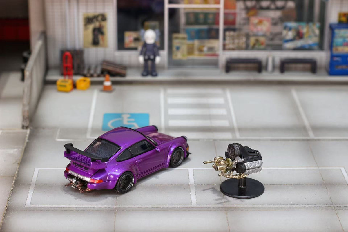[Preorder] Street Weapon 1:64 RWB 964 Metallic Violet