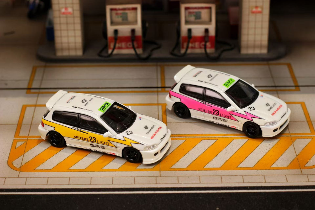 [Preorder] Street Weapon 1:64 Honda Civic EG6 Lighting Livery (2 Colours)