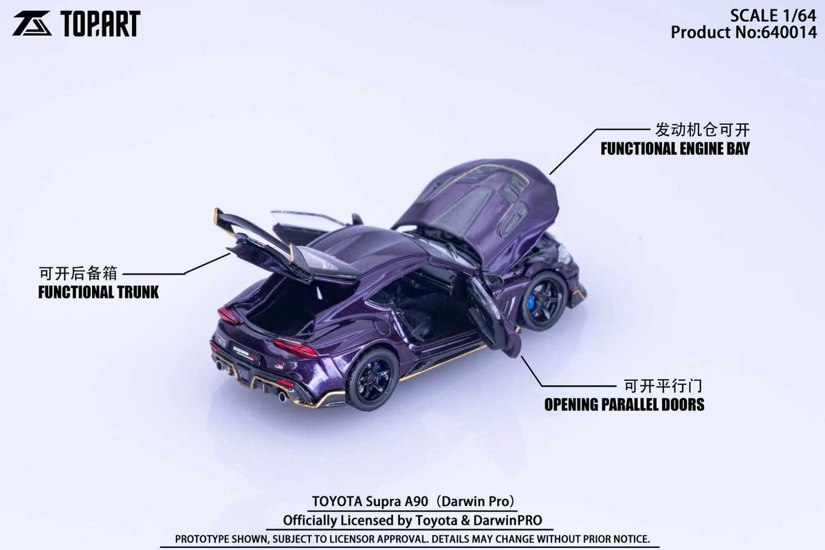 [Preorder] TOPART 1:64 Toyota Supra A90 Darwin Pro TAO640014