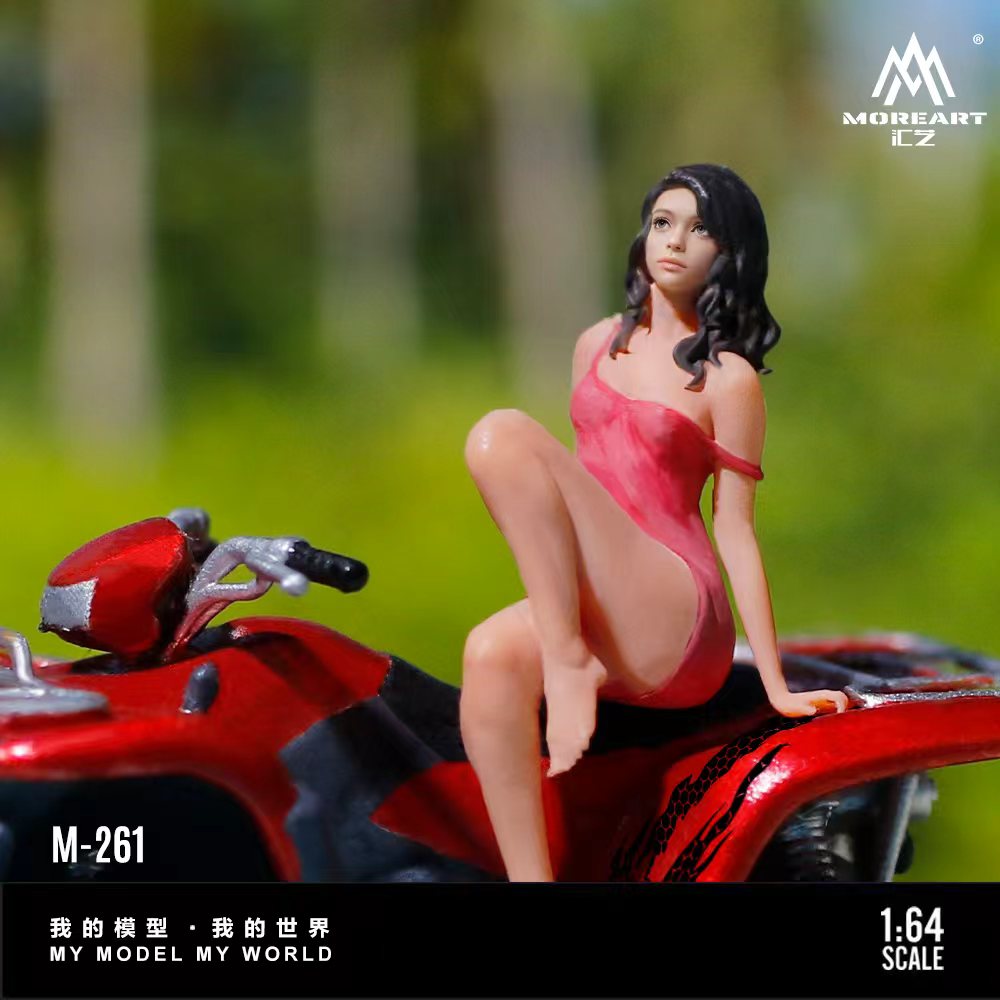 [Preorder] MoreArt 1:64 Scarlet Beach ATV Sexy Lady Figure Set MO222261