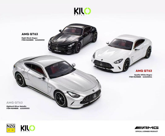 KILO works 1:64 Mercedes-AMG GT 63 (3 Colours) 113100052/113100055/113100041