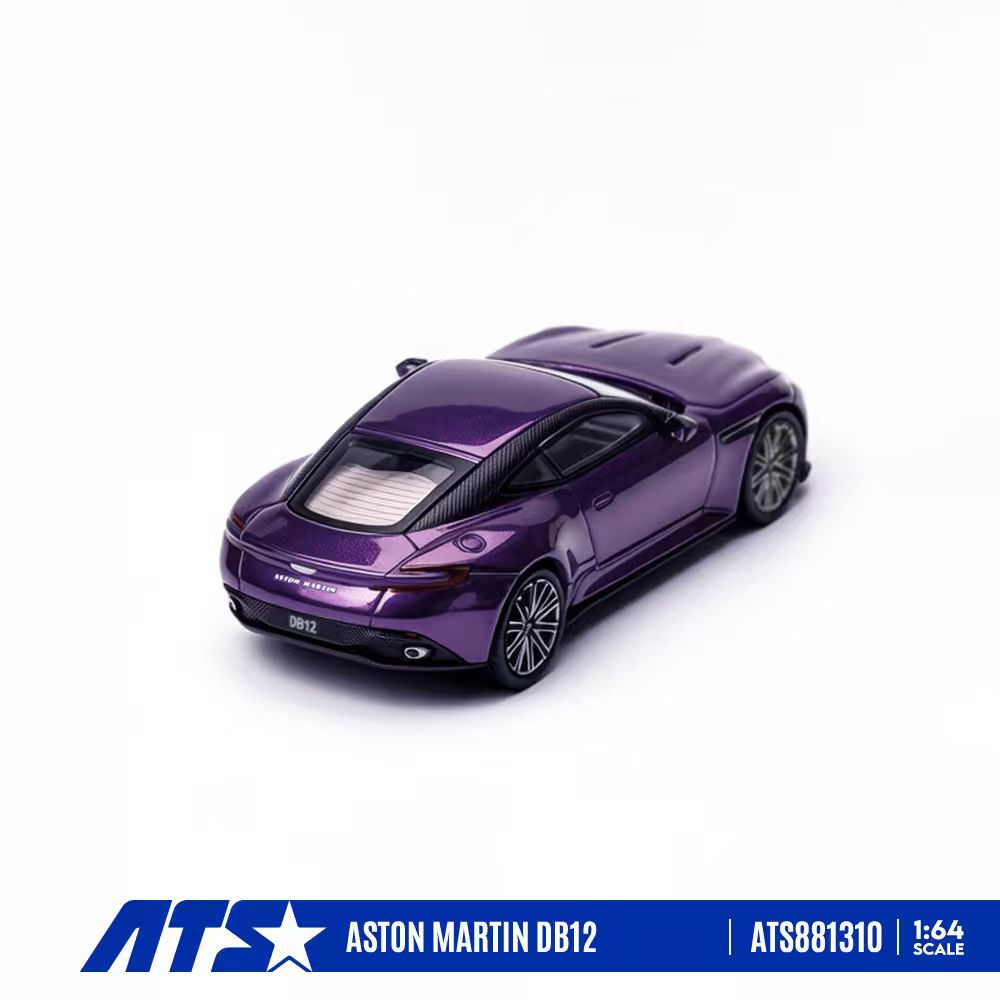 [Preorder] ATS Model 1:64 Aston Martin DB12 Metal Blue/Purple (2 Colours) ATS881309/ATS881310