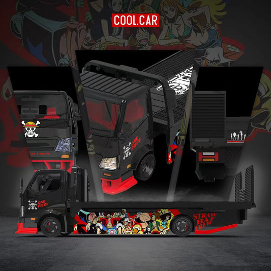 [Preorder] Cool Car 1:64 Hino H300 Flatbed Transport Trailer - One Piece Livery CC647258