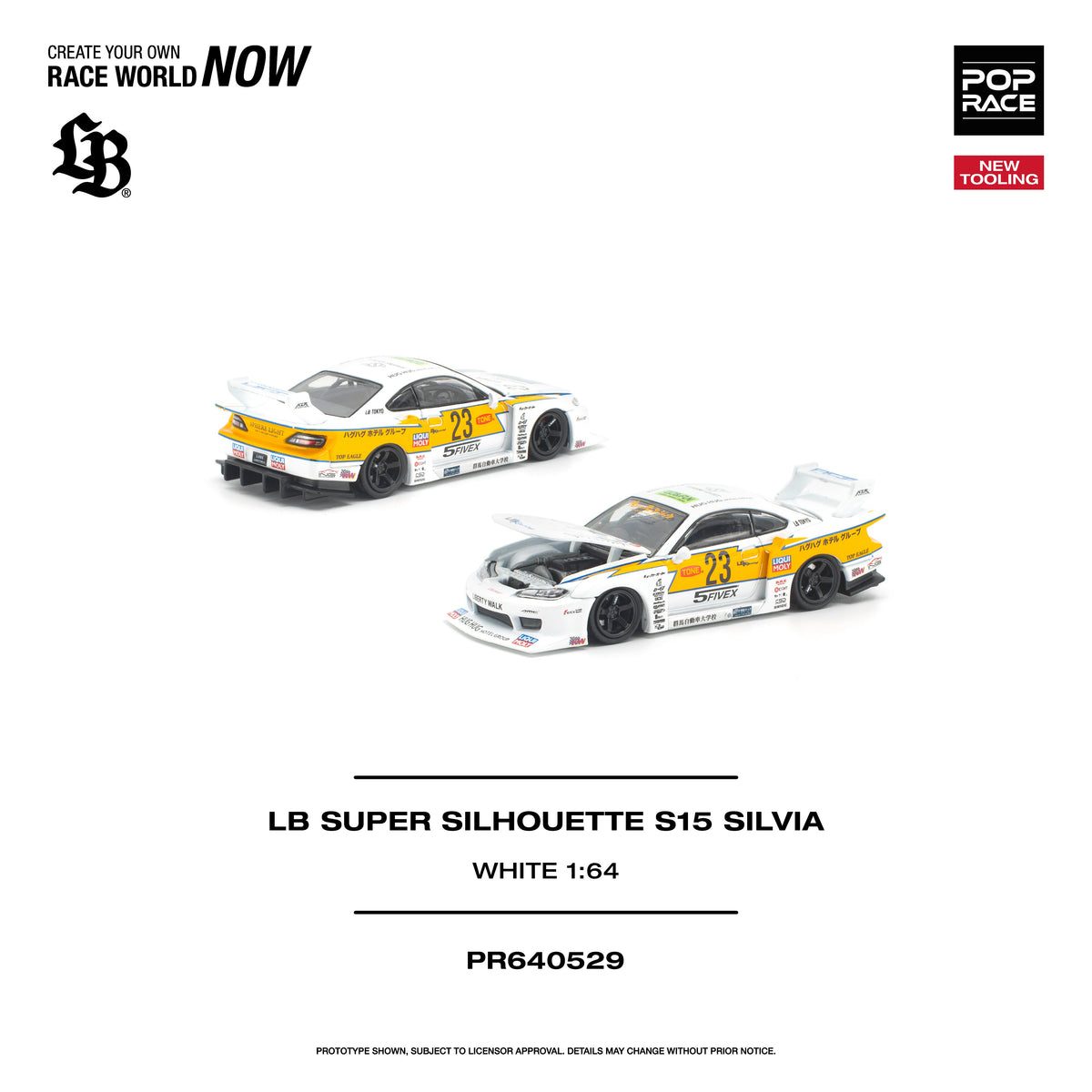 [Preorder] POPRACE 1:64 LB SUPER SILHOUETTE S15 SILVIA PR640529
