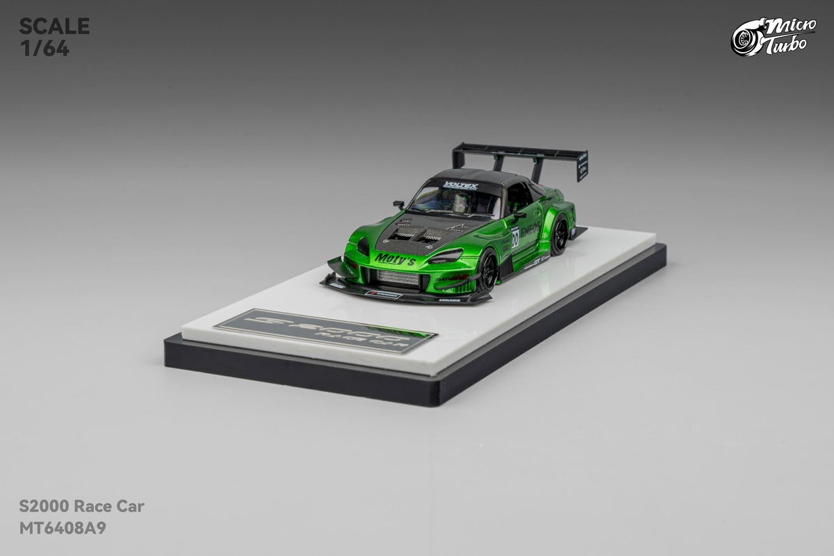 Microturbo 1:64 Custom S2000 RB - Metallic Green MT6408A9
