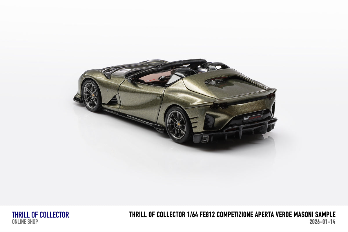 TOC 1:64 Ferrari 812C Aperta (10 Colours)