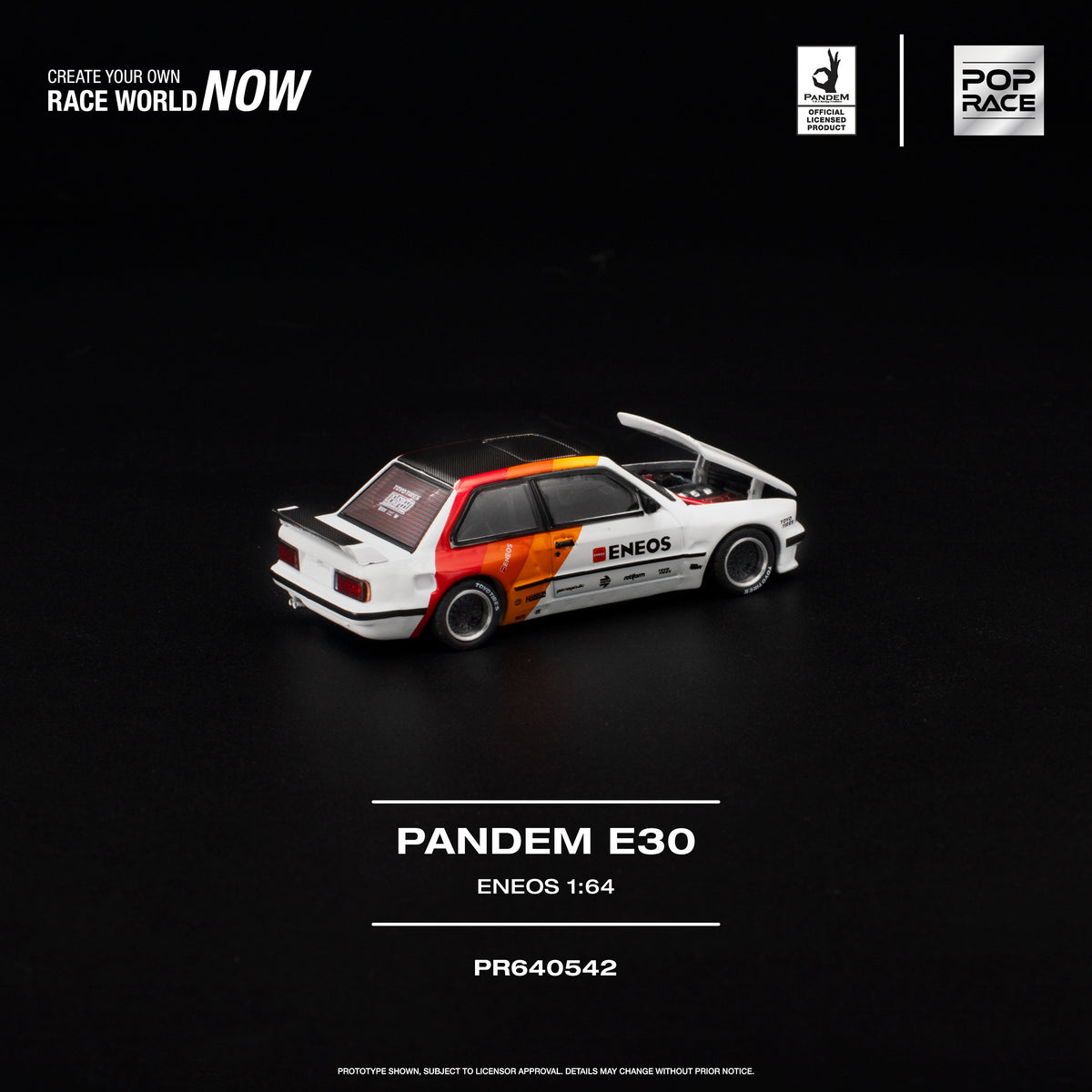 [Preorder] POPRACE 1:64 Pandem E30 ENEOS PR640542