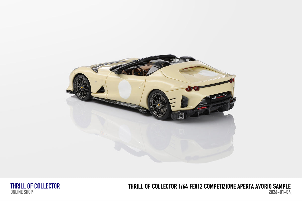 TOC 1:64 Ferrari 812C Aperta (10 Colours)