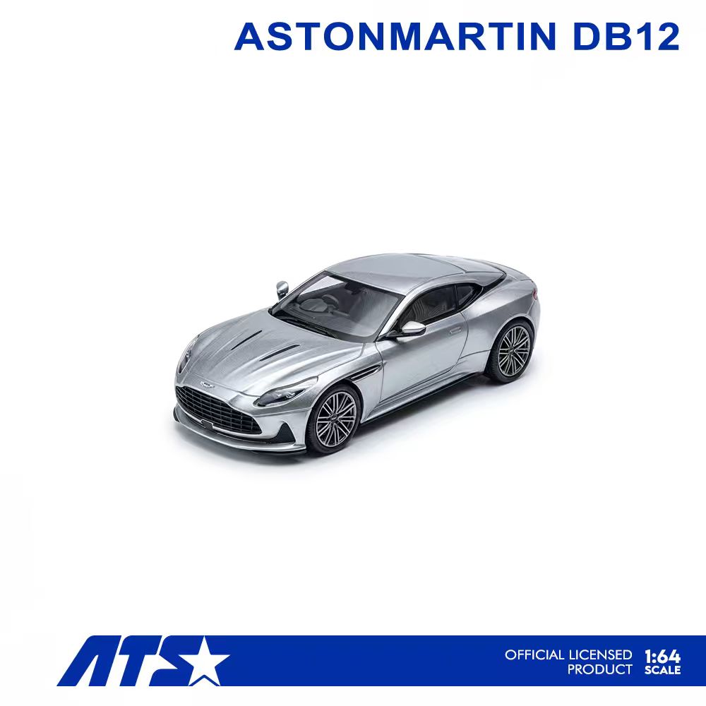 [Preorder] ATS Model 1:64 ASTON MARTIN DB12 - Lightning Silver ATS881307