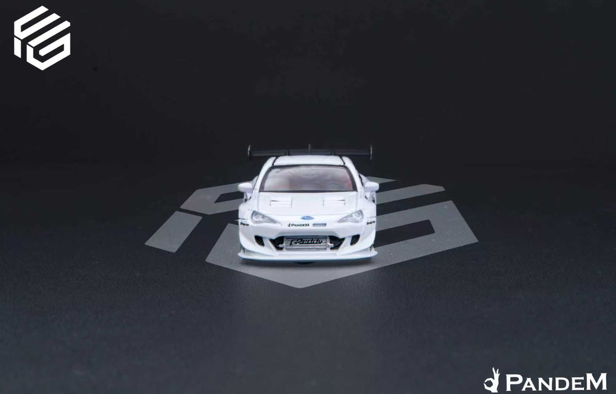 FG 1:64 Subaru BRZ Fully Open Pandem Modified Pearl White