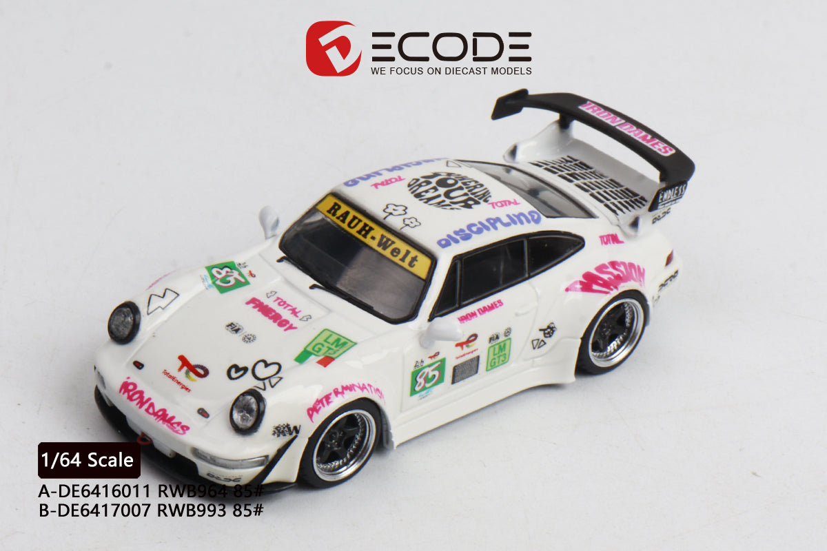 Decode 1:64 Porsche #85 Iron Dames Livery (2 Versions)