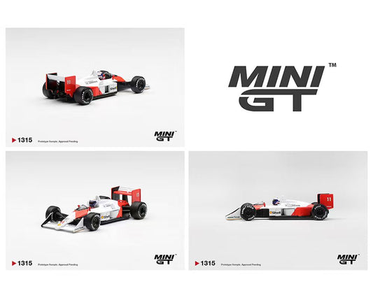 [Preorder] MINI GT 1:64 McLaren MP4/4 #11 Alain Prost 1988 Canadian Grand Prix 2nd Place MGT01315-BL