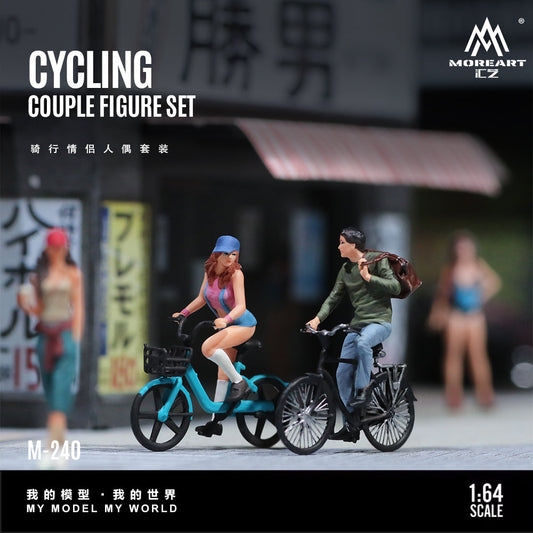 [Preorder] MoreArt 1:64 CYCLING COUPLE FIGURE SET MO222240