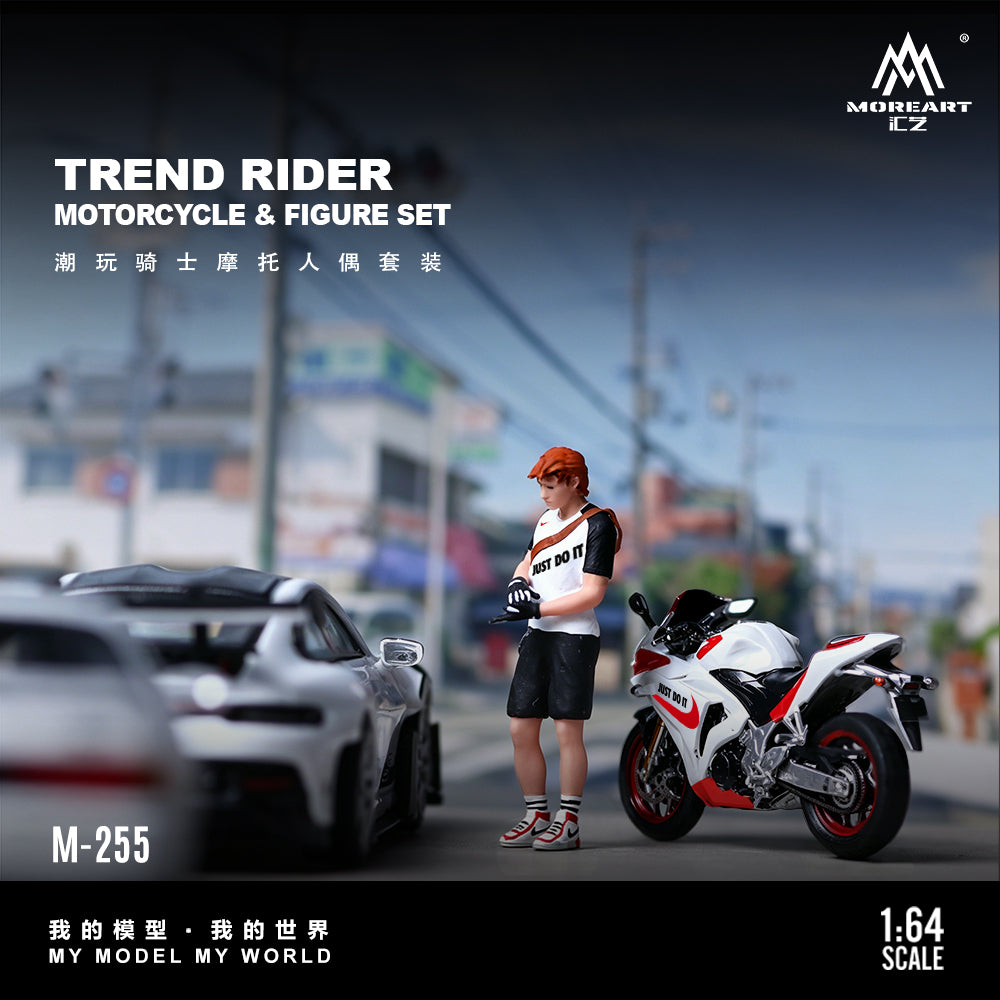 [Preorder] MoreArt 1:64 Trend Rider Motocycle Figure Set MO222255