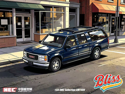 BLISS 1:64 GMC Suburban GMT400 (3 Colours)